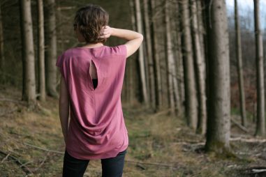 Pattern Magic: Cowl Back Tee