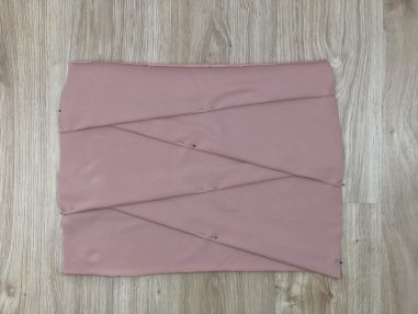 How to Attach the Lining to the Front Piece of the Jade Skirt