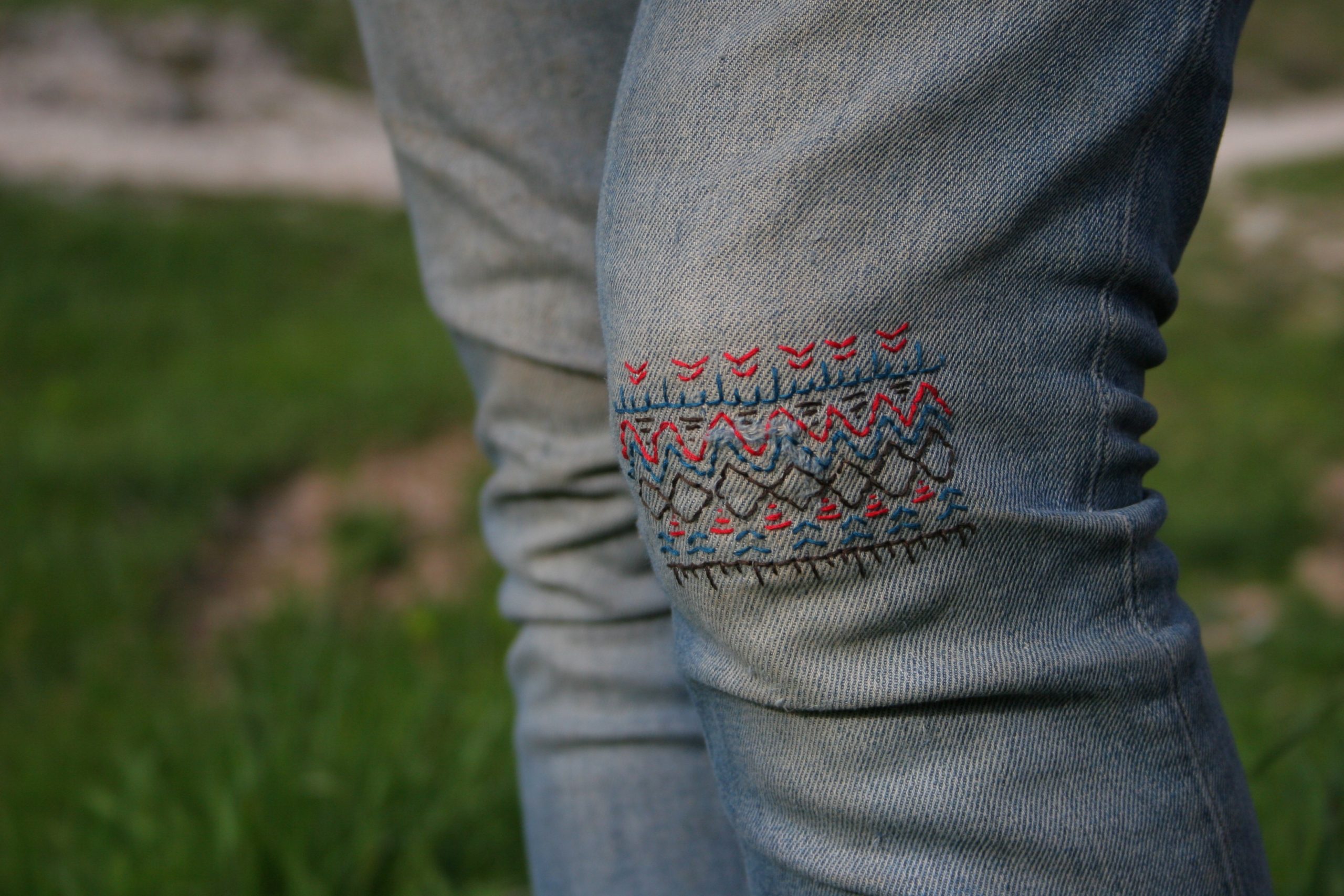 Embroidery result